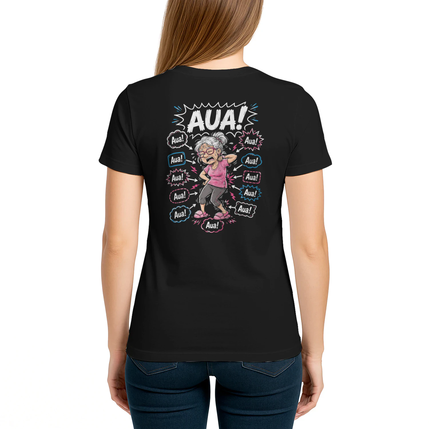 Aua Au Dem Alter entsprechend guter Zustand T-shirt 