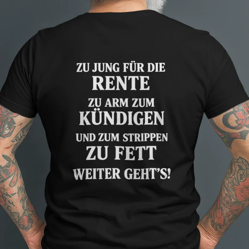 Zu Jung für die Rente