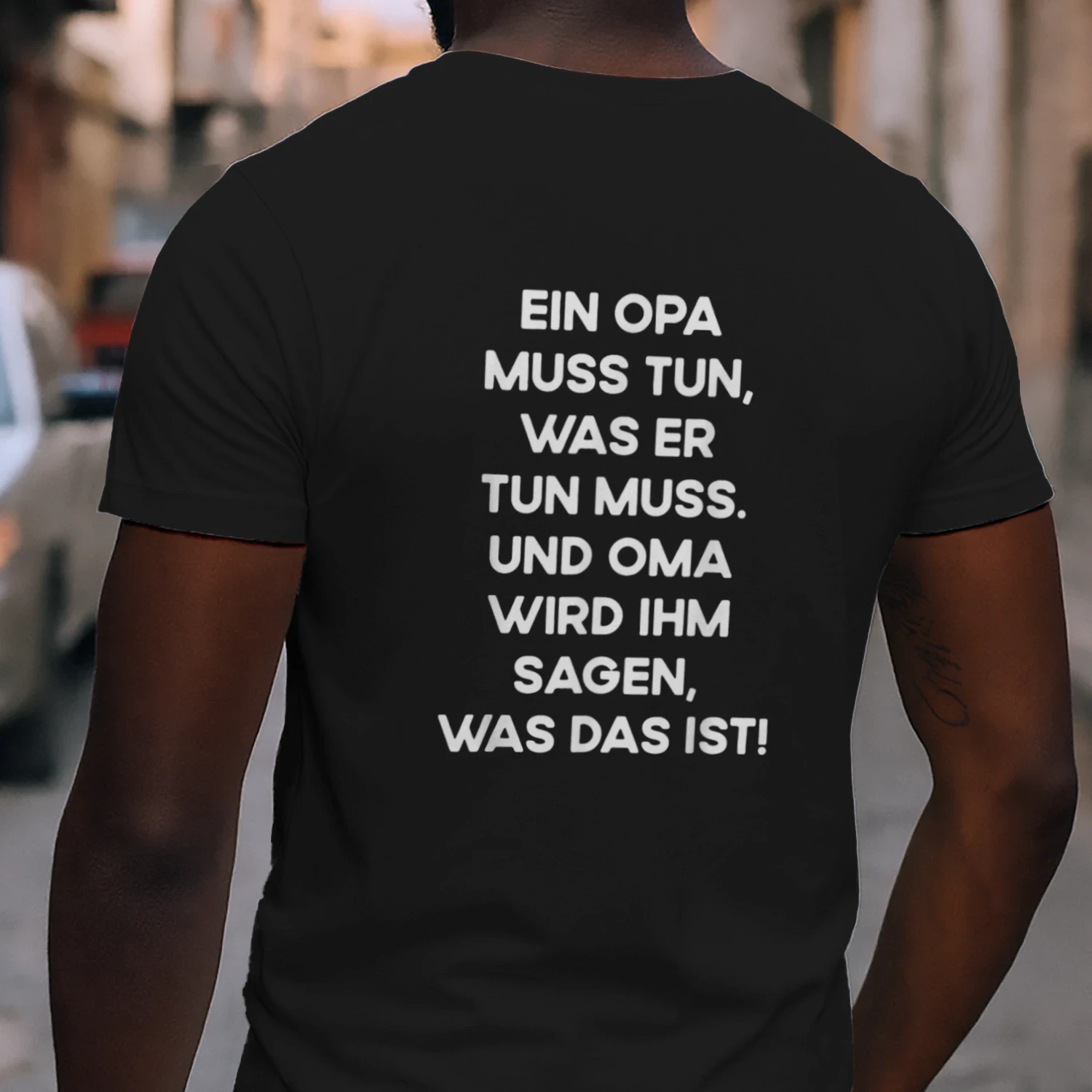 A Grandpa Must Do What He Has To Do T-shirt 