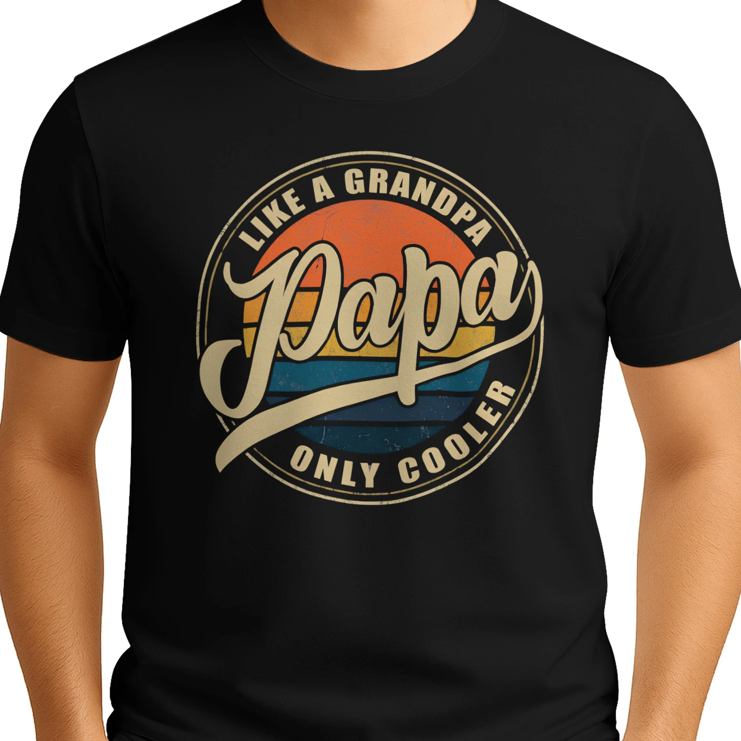 Papa Like a Grandpa Only Cooler