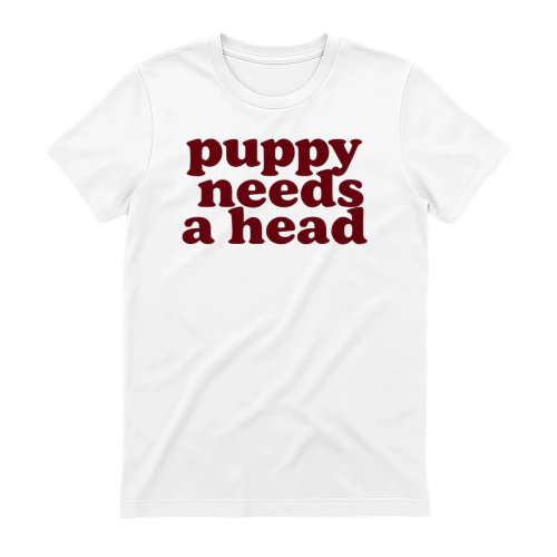 Puppy needs a head