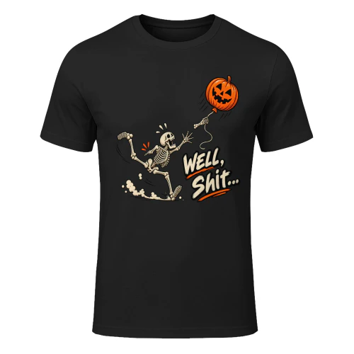 Grappig Halloween Skelet Tshirt