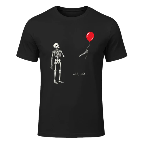Grappig Halloween Skelet T-shirt