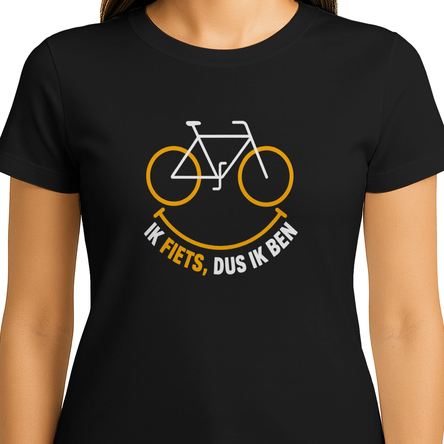 Ik Fiets Dus Ik Ben T-shirt | Fietsenliefhebber