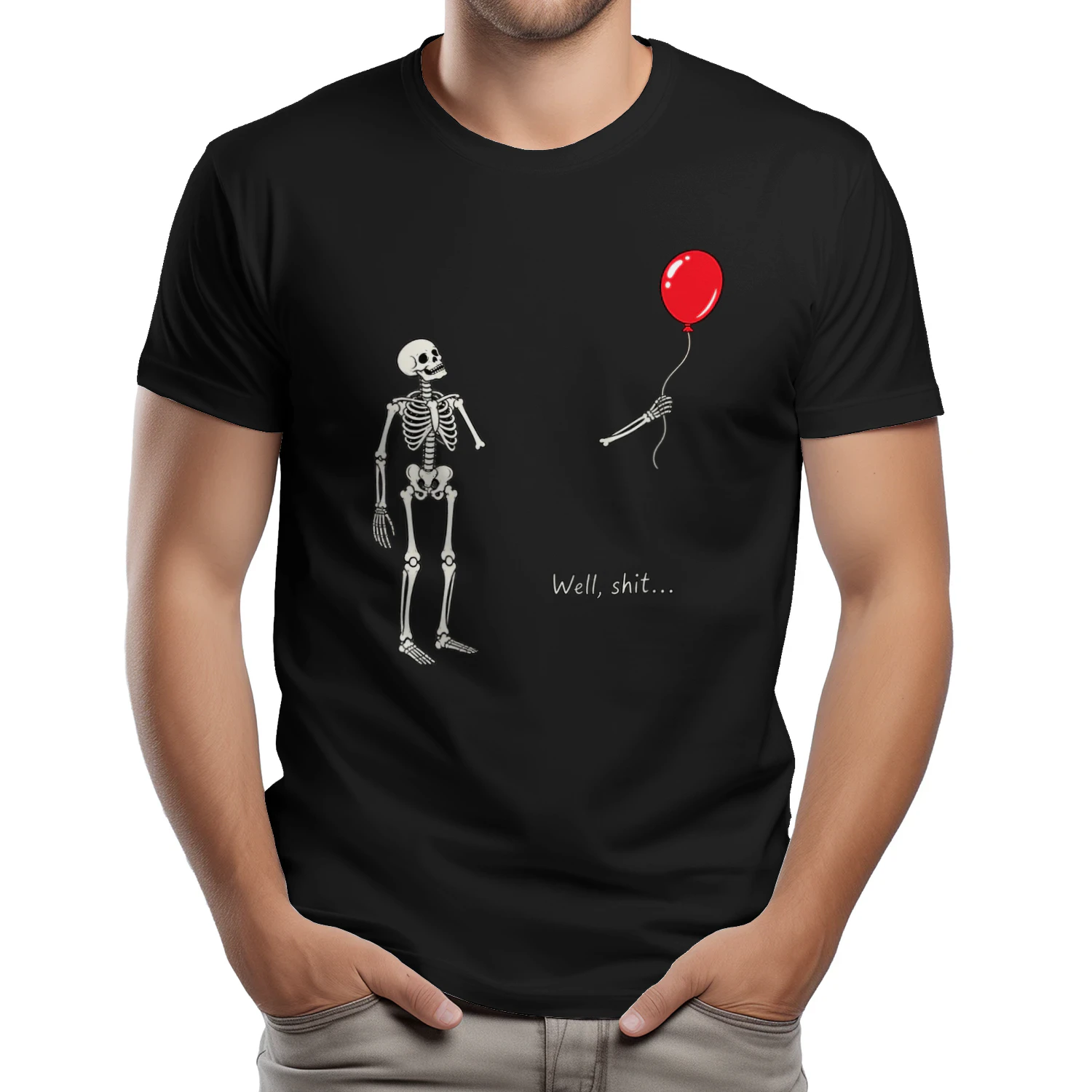 Grappig Halloween Skelet T-shirt – Well, Oeps...