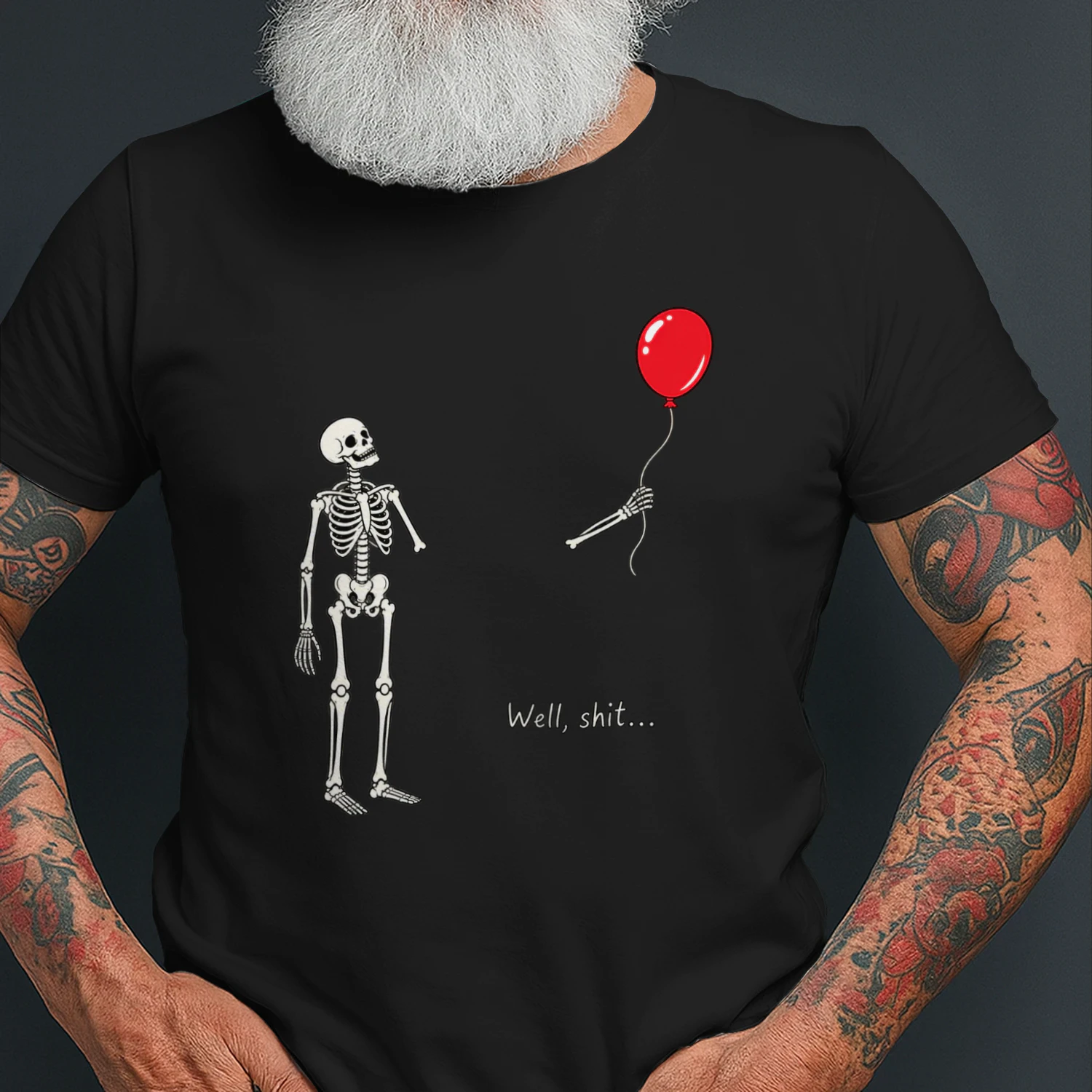 Grappig Halloween Skelet T-shirt – Well, Oeps...