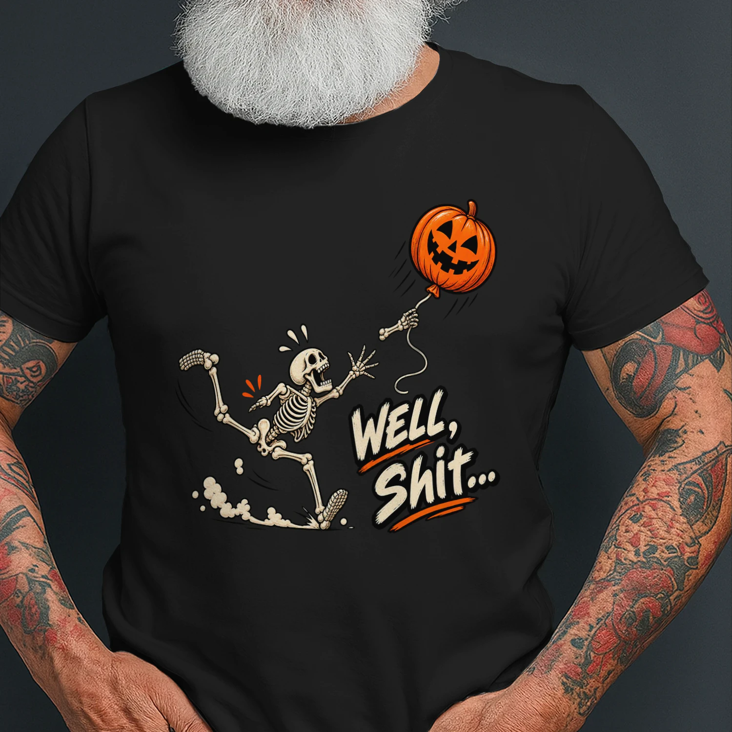 Grappig Halloween Skelet T-shirt – Well, Oeps...