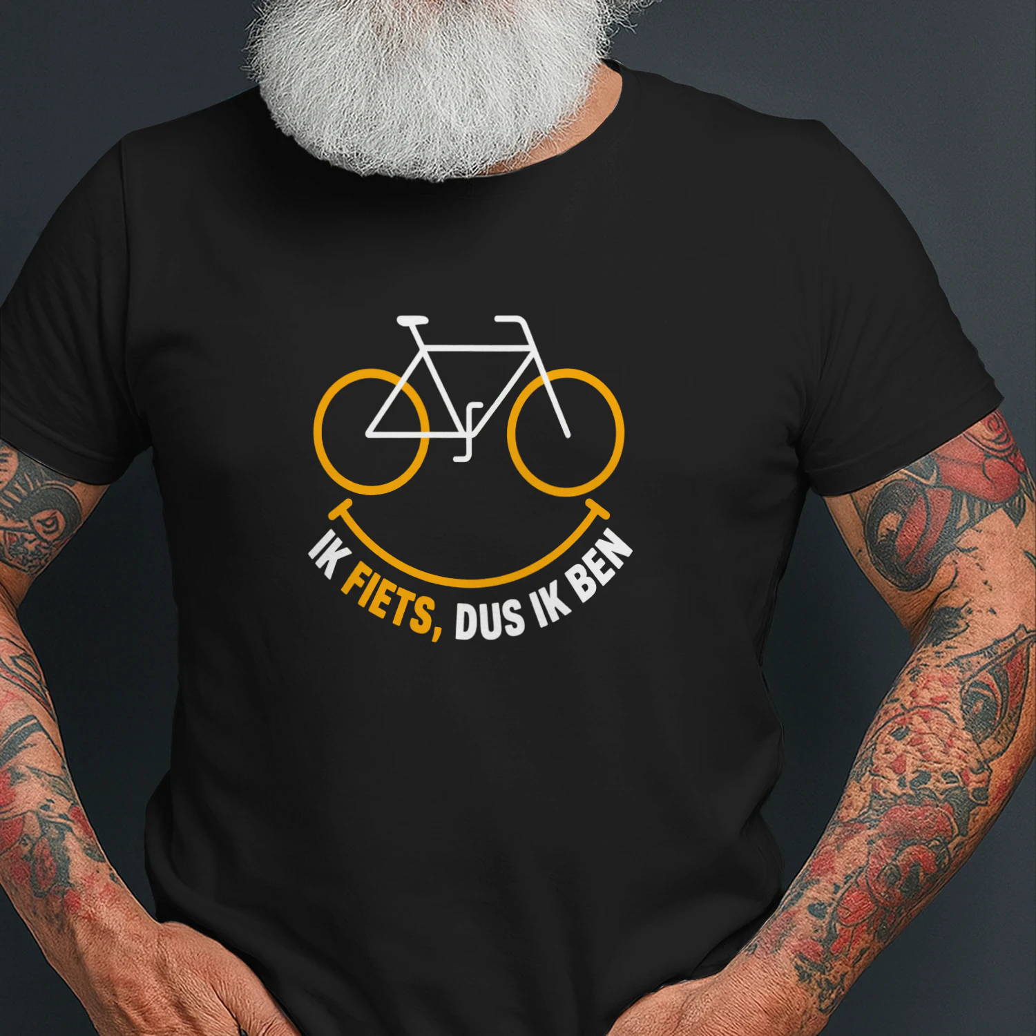 Ik Fiets Dus Ik Ben T-shirt | Fietsenliefhebber