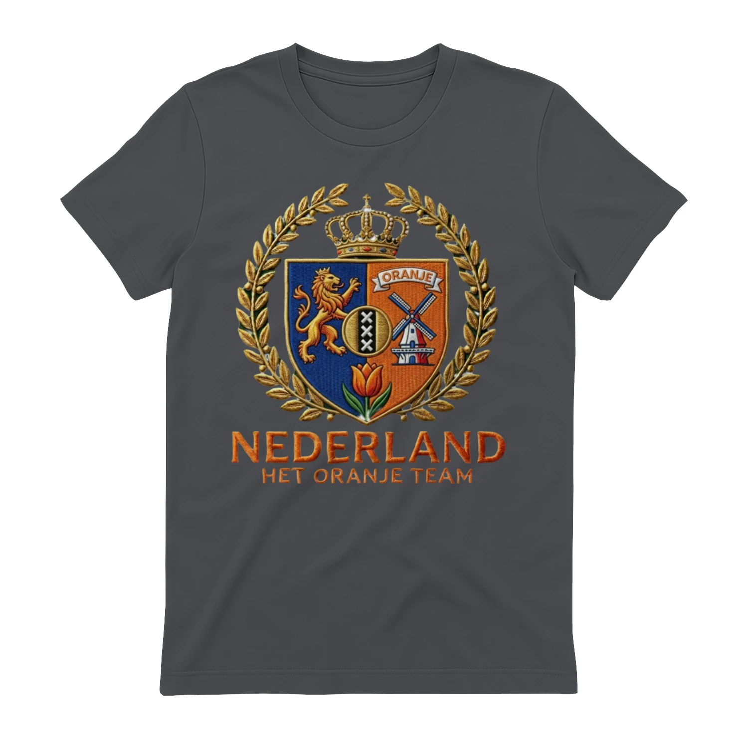 🌟 Netherlands Football T-Shirts – Oranje Team Vintage Crest