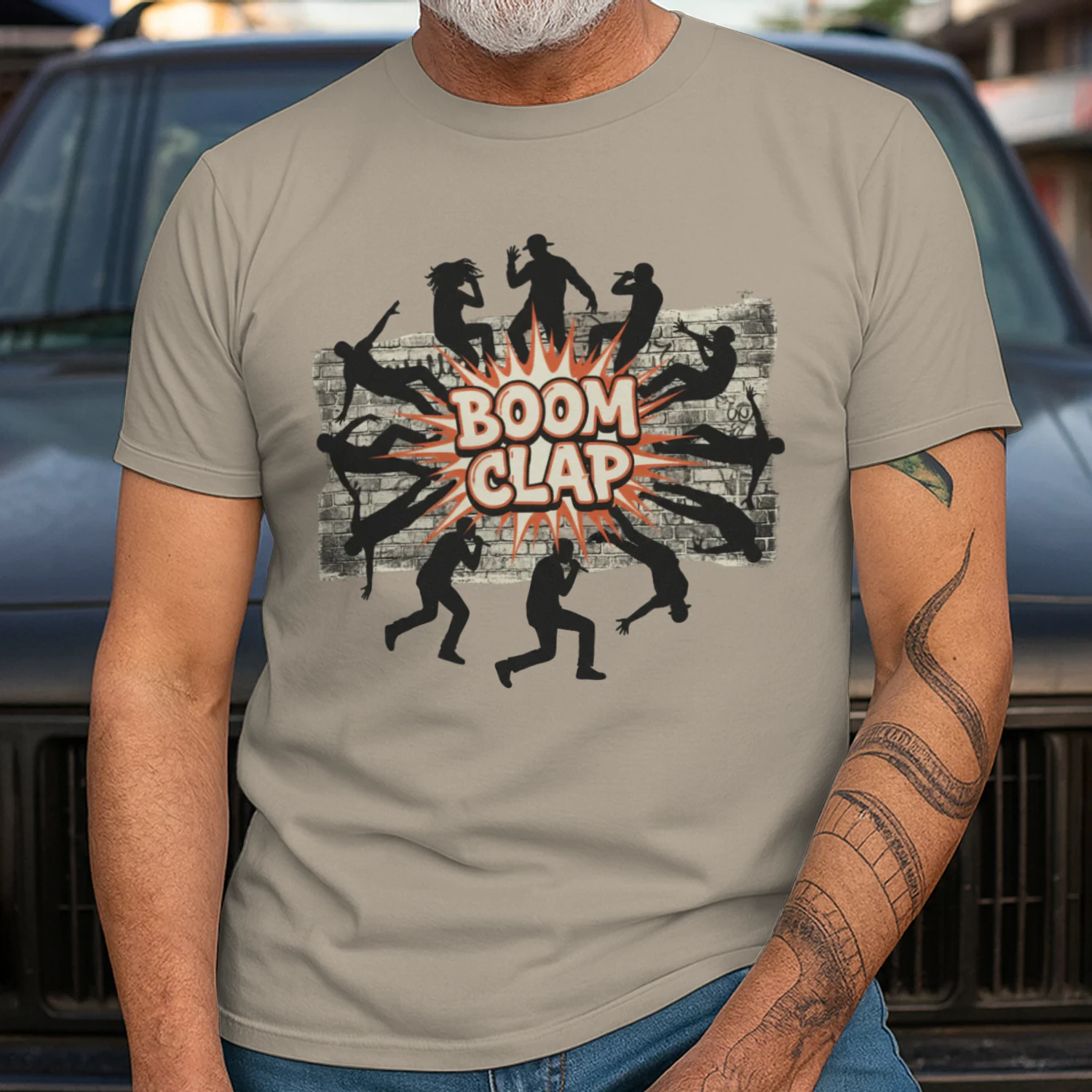 🌟 Boom Clap T-Shirt – Urban Hip-Hop & Breakdance Tee