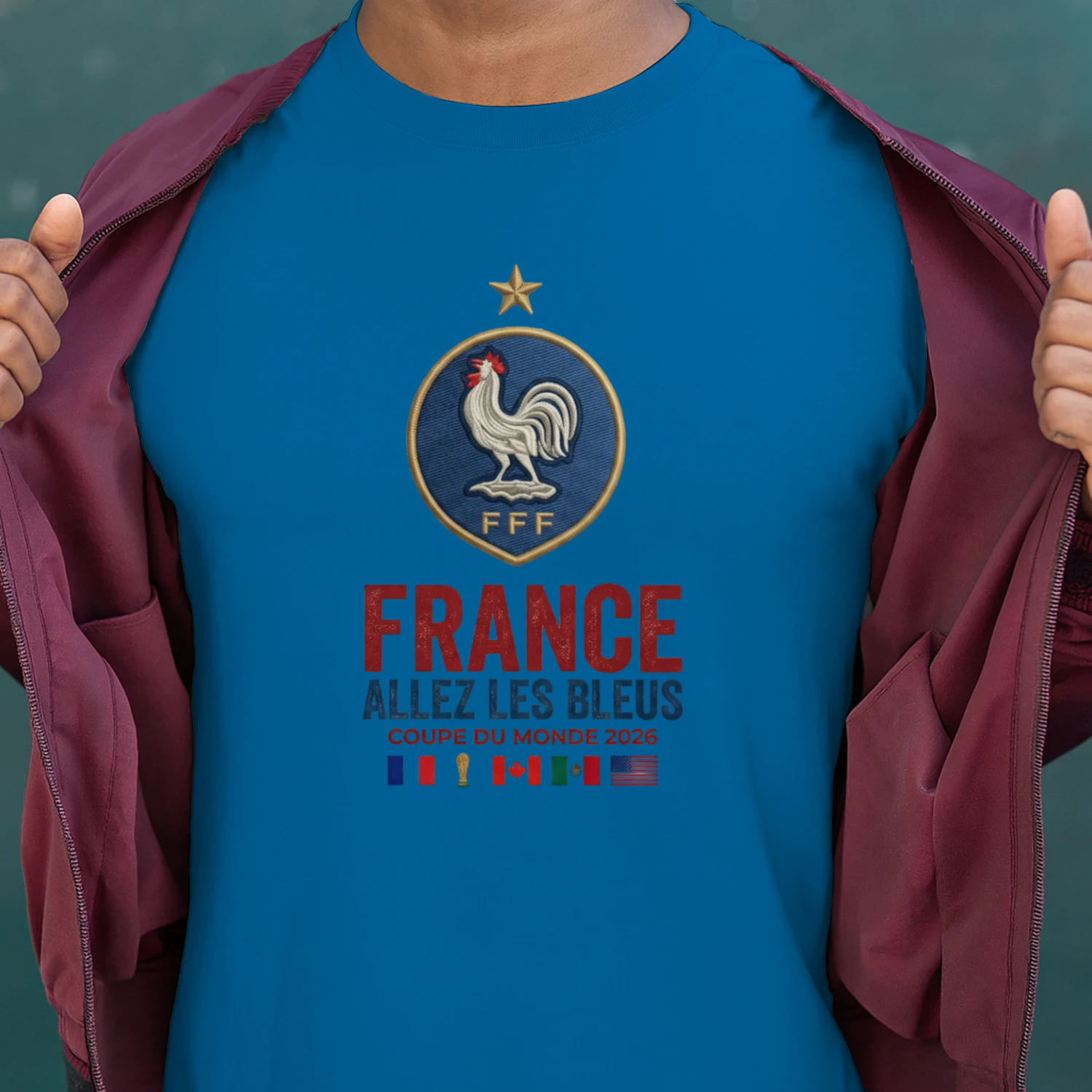 🌟 France World Cup 2026 T-Shirt – Allez Les Bleus Fan Tee
