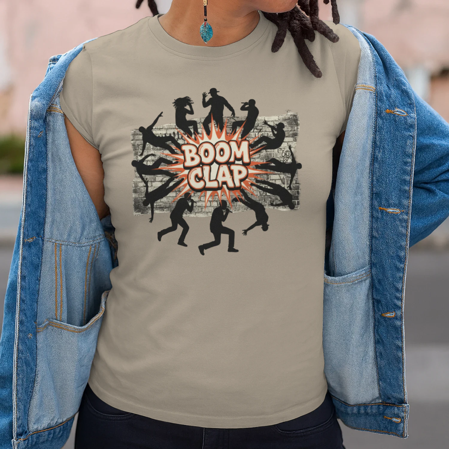 🌟 Boom Clap T-Shirt – Urban Hip-Hop & Breakdance Tee