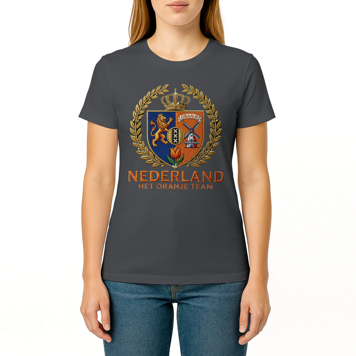 🌟 Netherlands Football T-Shirts – Oranje Team Vintage Crest