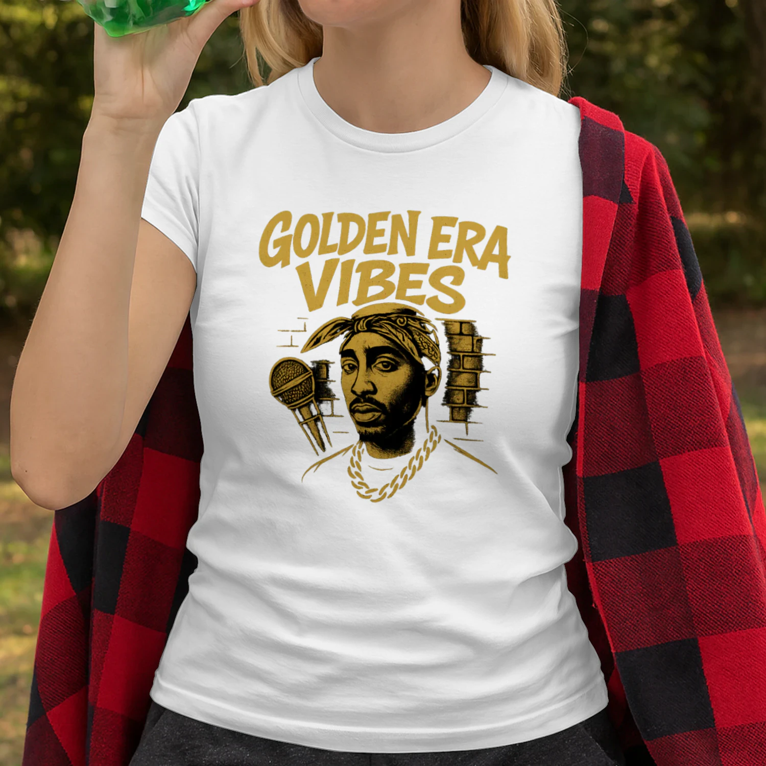 🌟 Golden Era Vibes T-Shirt – Vintage Hip-Hop Graphic Tee