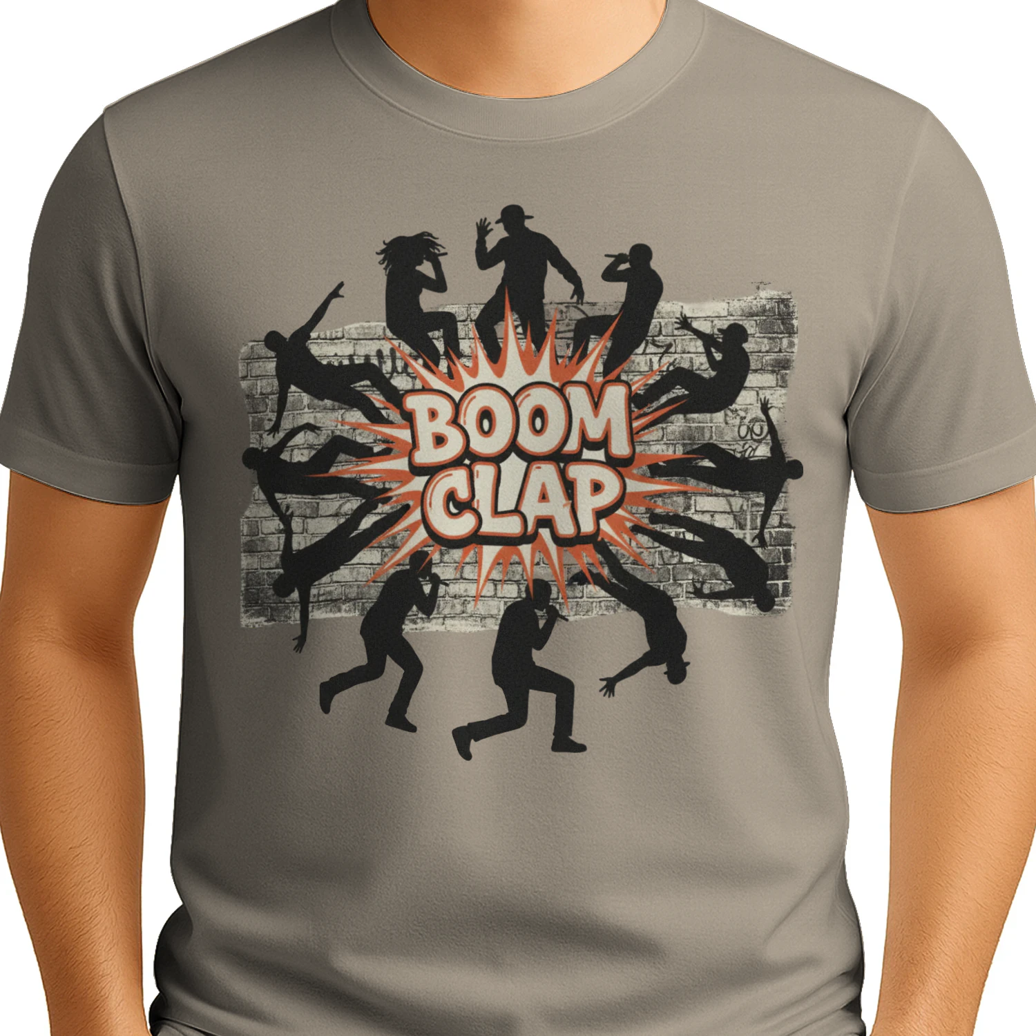 🌟 Boom Clap T-Shirt – Urban Hip-Hop & Breakdance Tee