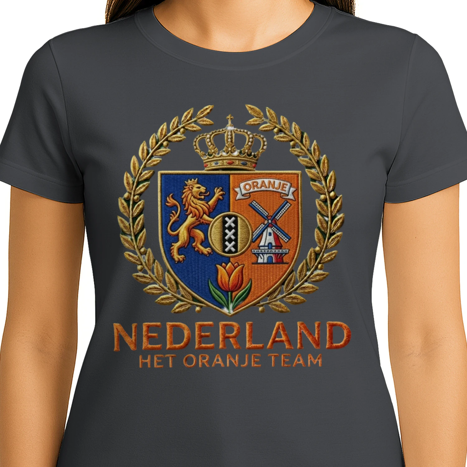 🌟 Netherlands Football T-Shirts – Oranje Team Vintage Crest