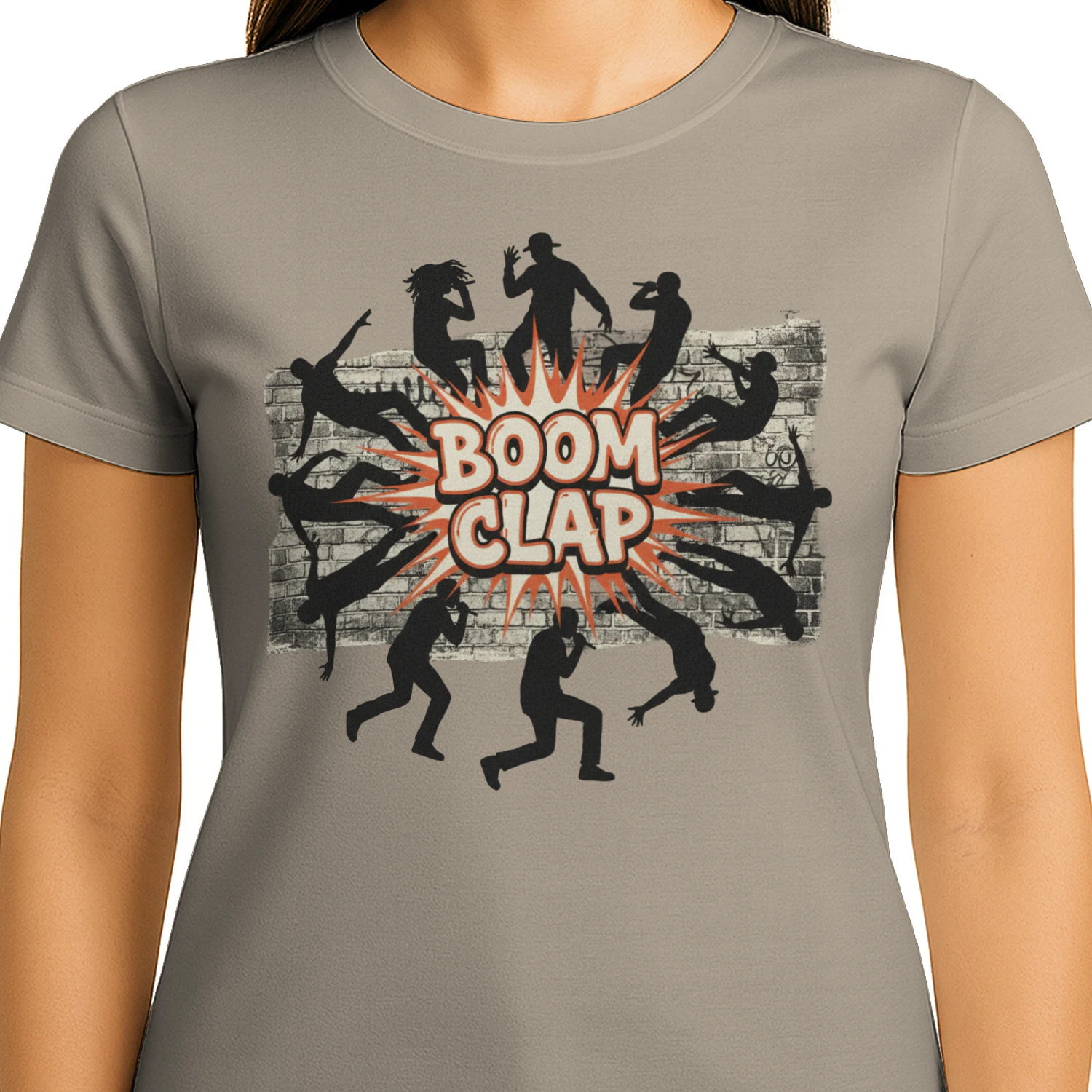 🌟 Boom Clap T-Shirt – Urban Hip-Hop & Breakdance Tee