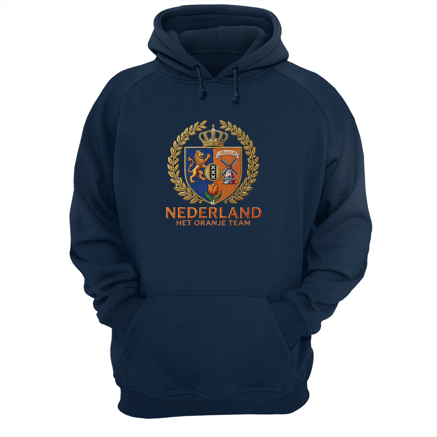 🌟 Netherlands Football Crest Hoodie – Oranje Team Vintage Crest