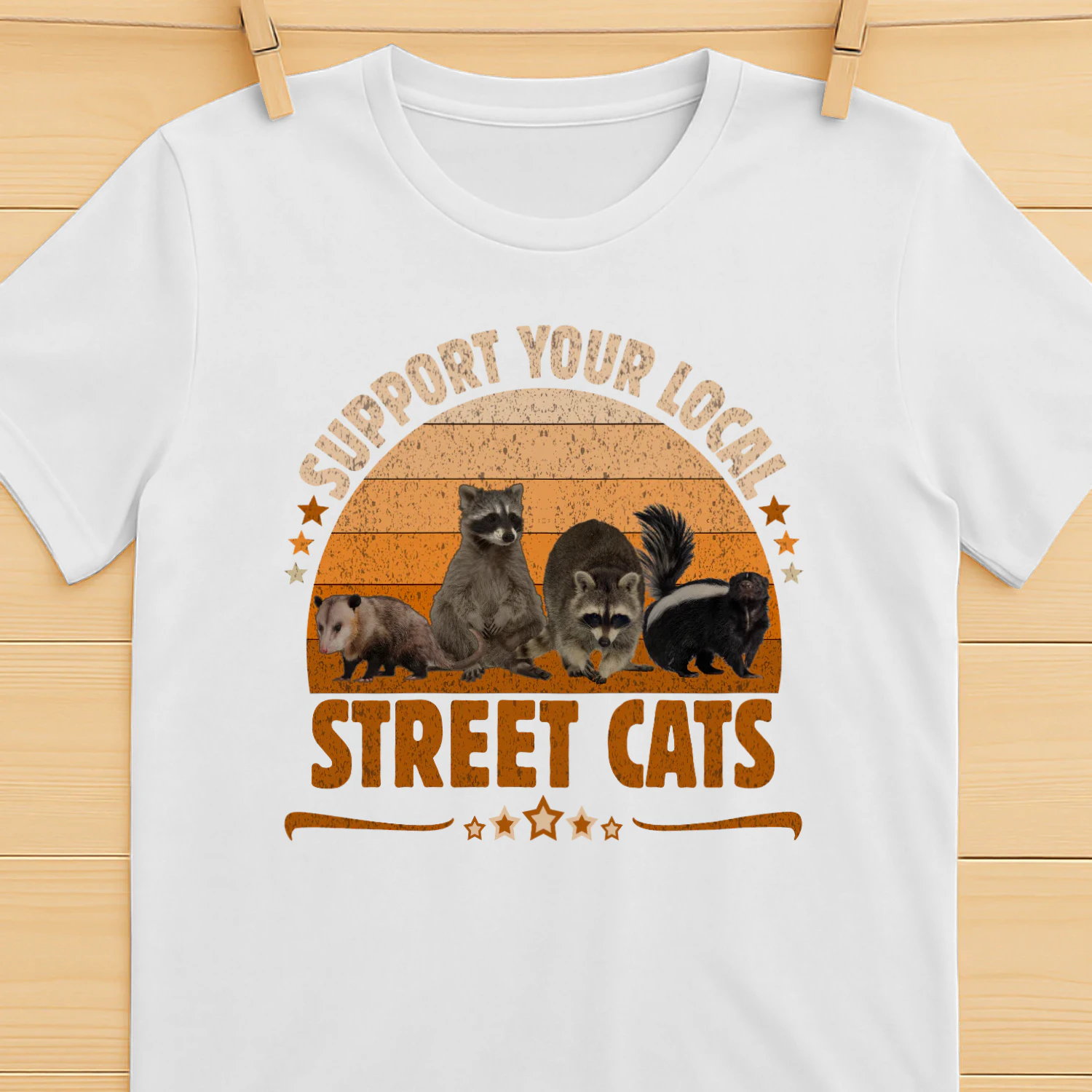 Vintage Support Your Local Street Cats