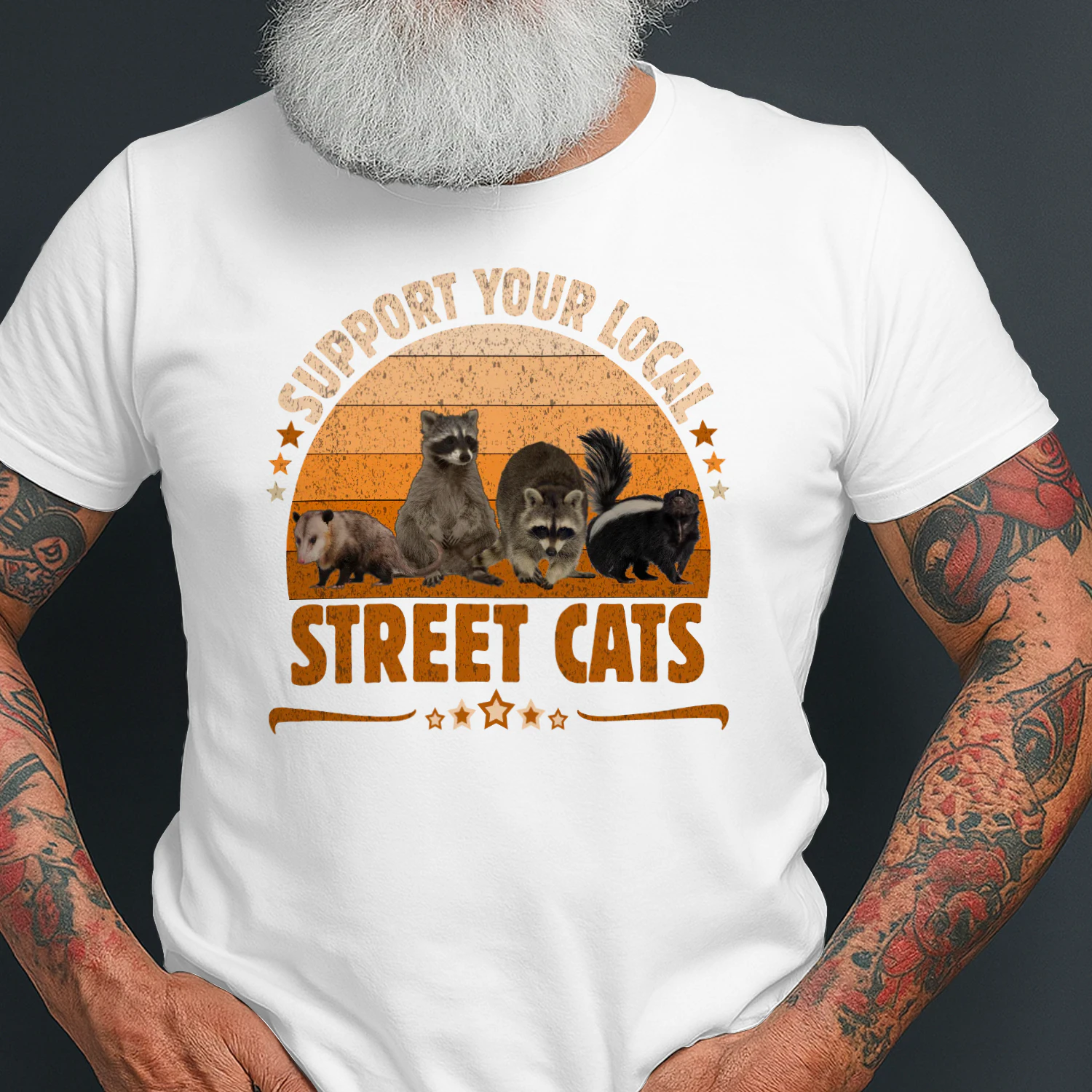 Vintage Support Your Local Street Cats