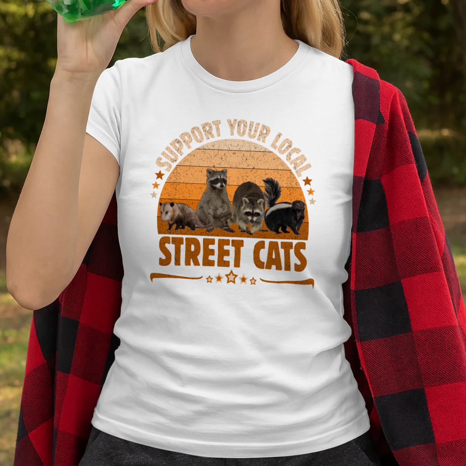 Vintage Support Your Local Street Cats