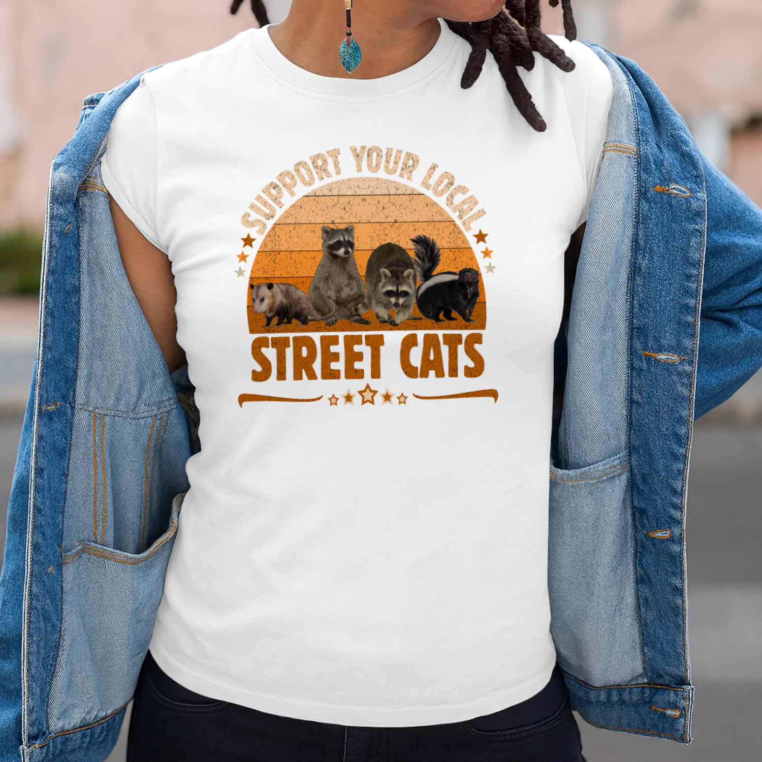 Vintage Support Your Local Street Cats