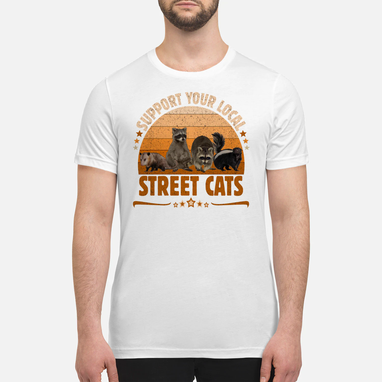 Vintage Support Your Local Street Cats