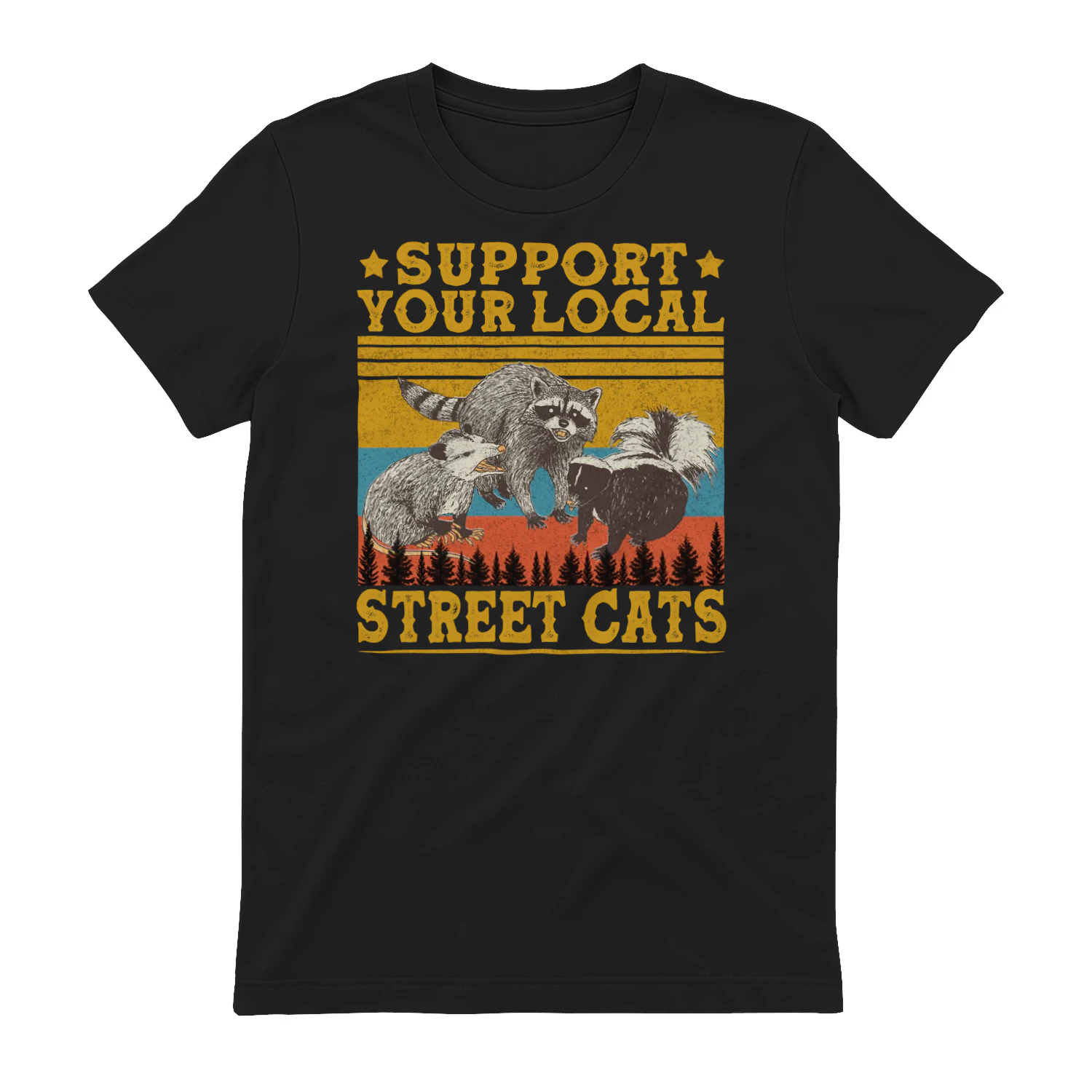 Vintage Support Your Local Street Cats