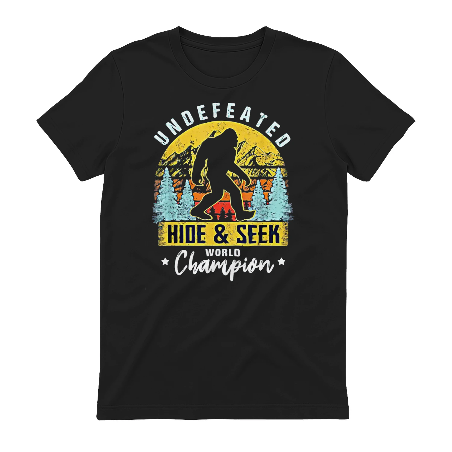 Bigfoot Undefeated Hide and Seek Champion