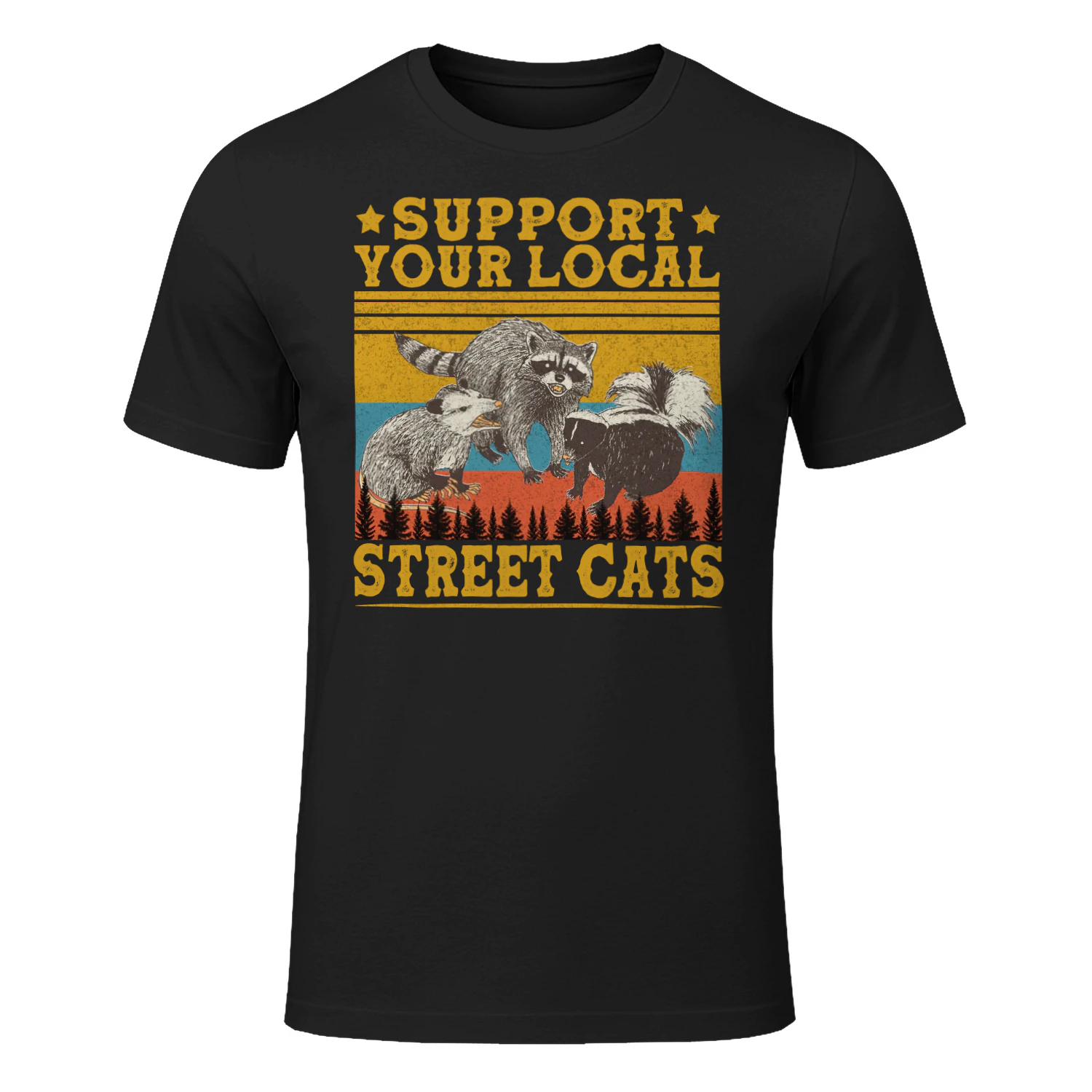 Vintage Support Your Local Street Cats
