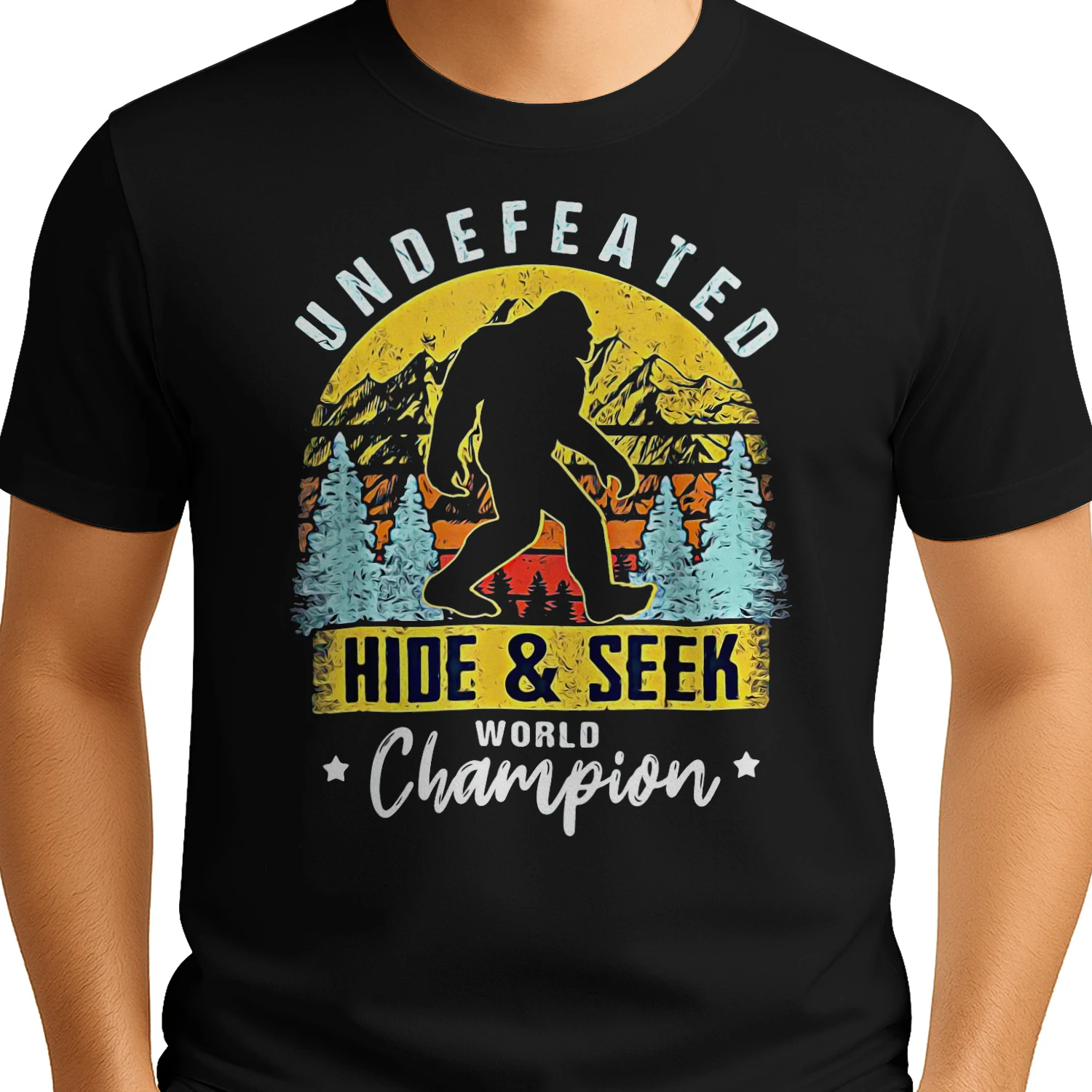 Bigfoot Undefeated Hide and Seek Champion