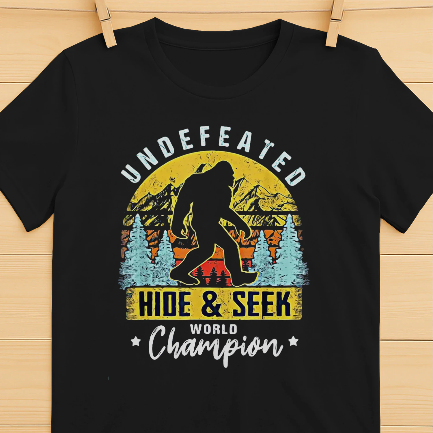 Bigfoot Undefeated Hide and Seek Champion