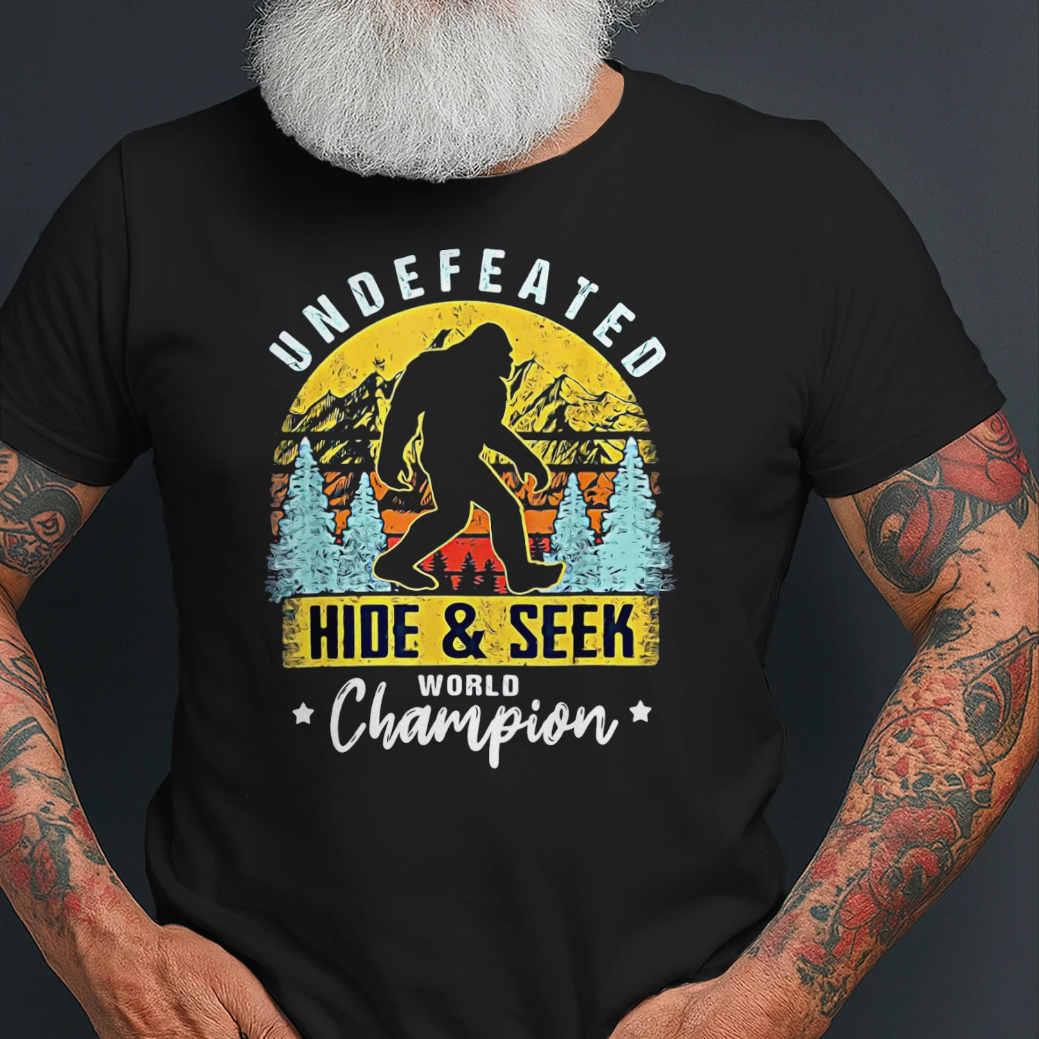 Bigfoot Undefeated Hide and Seek Champion