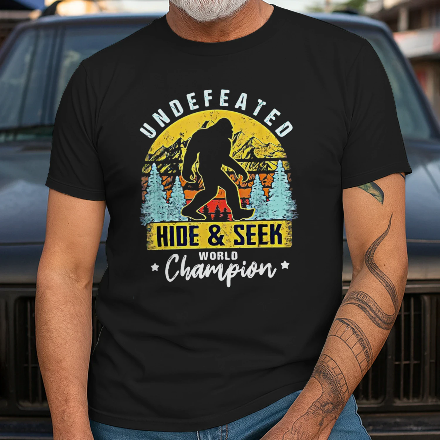 Bigfoot Undefeated Hide and Seek Champion