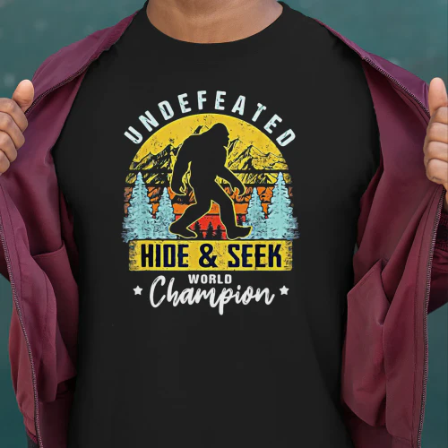 Bigfoot Undefeated Hide and Seek Champion