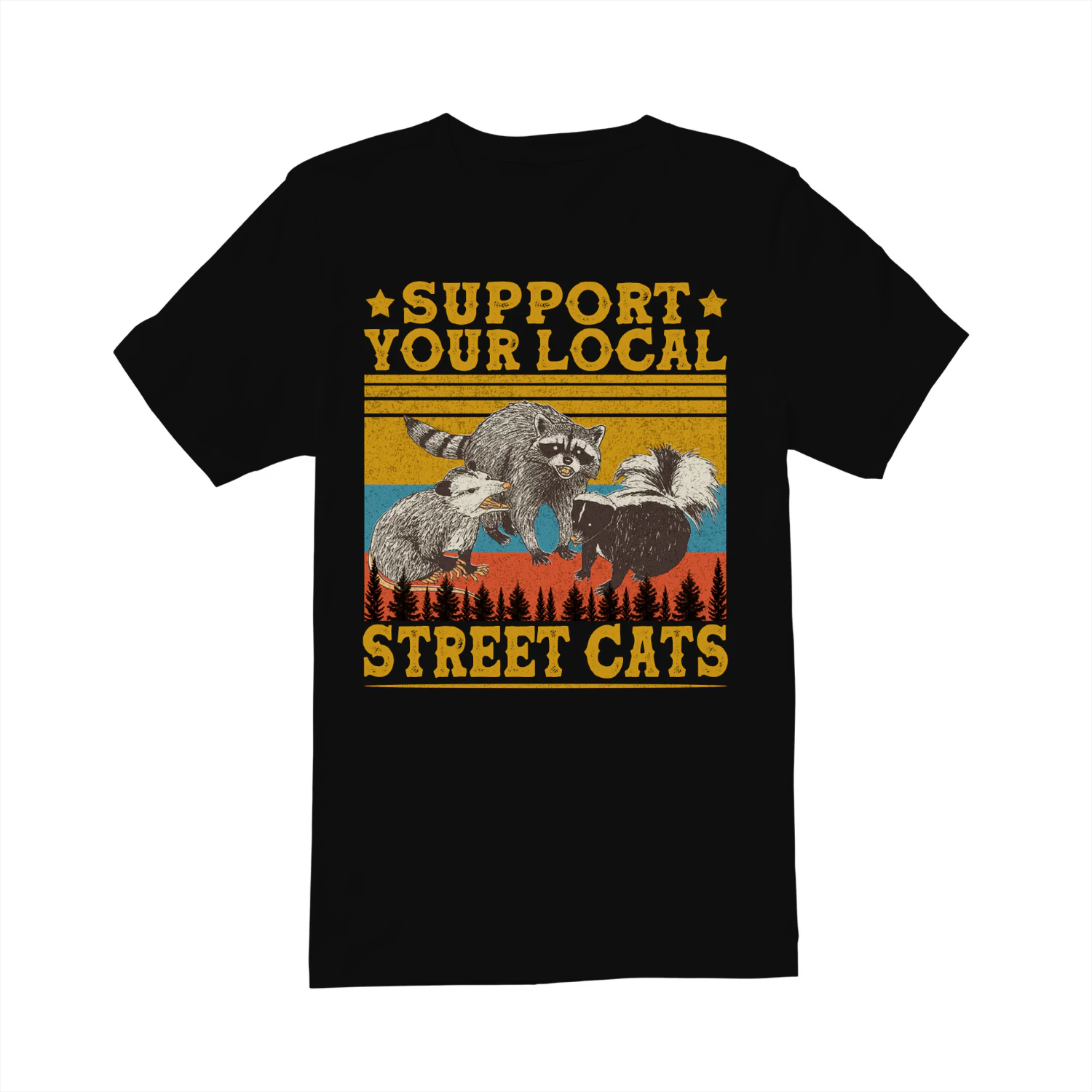 Vintage Support Your Local Street Cats