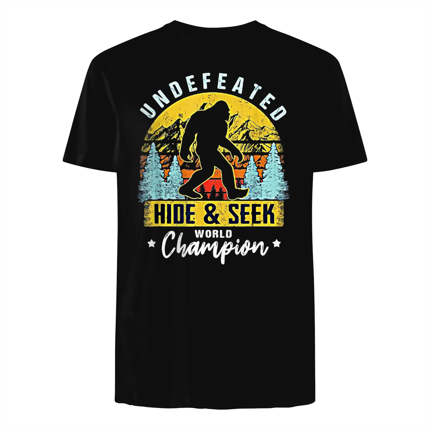 Bigfoot Undefeated Hide and Seek Champion