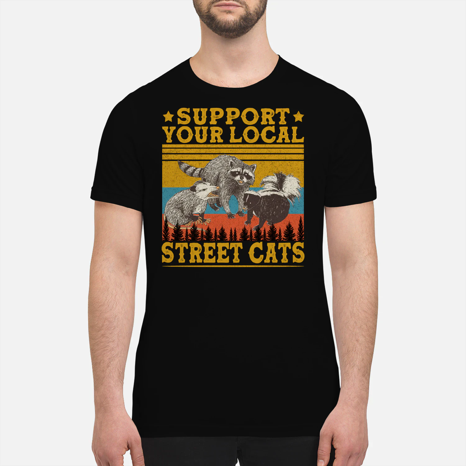Vintage Support Your Local Street Cats