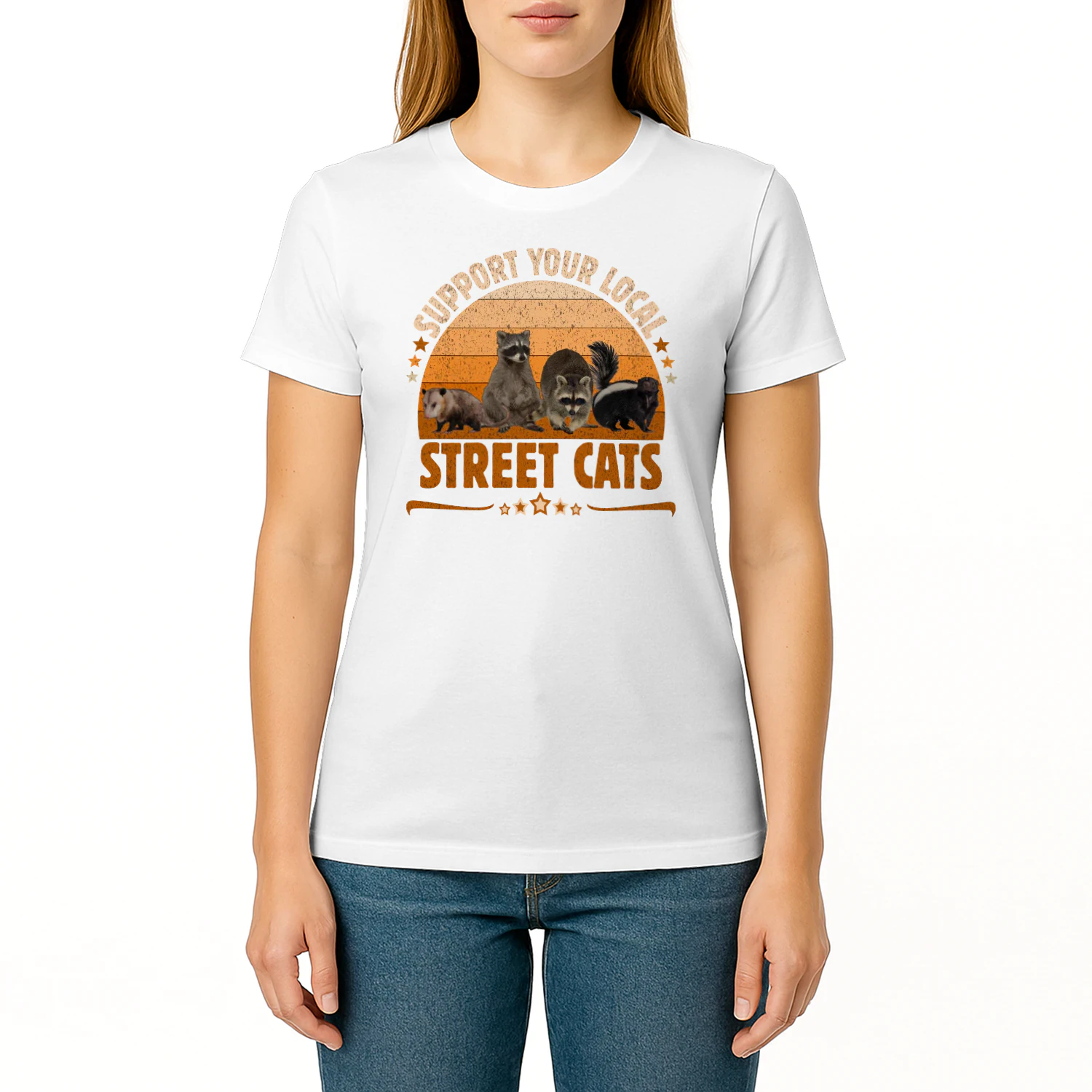 Vintage Support Your Local Street Cats
