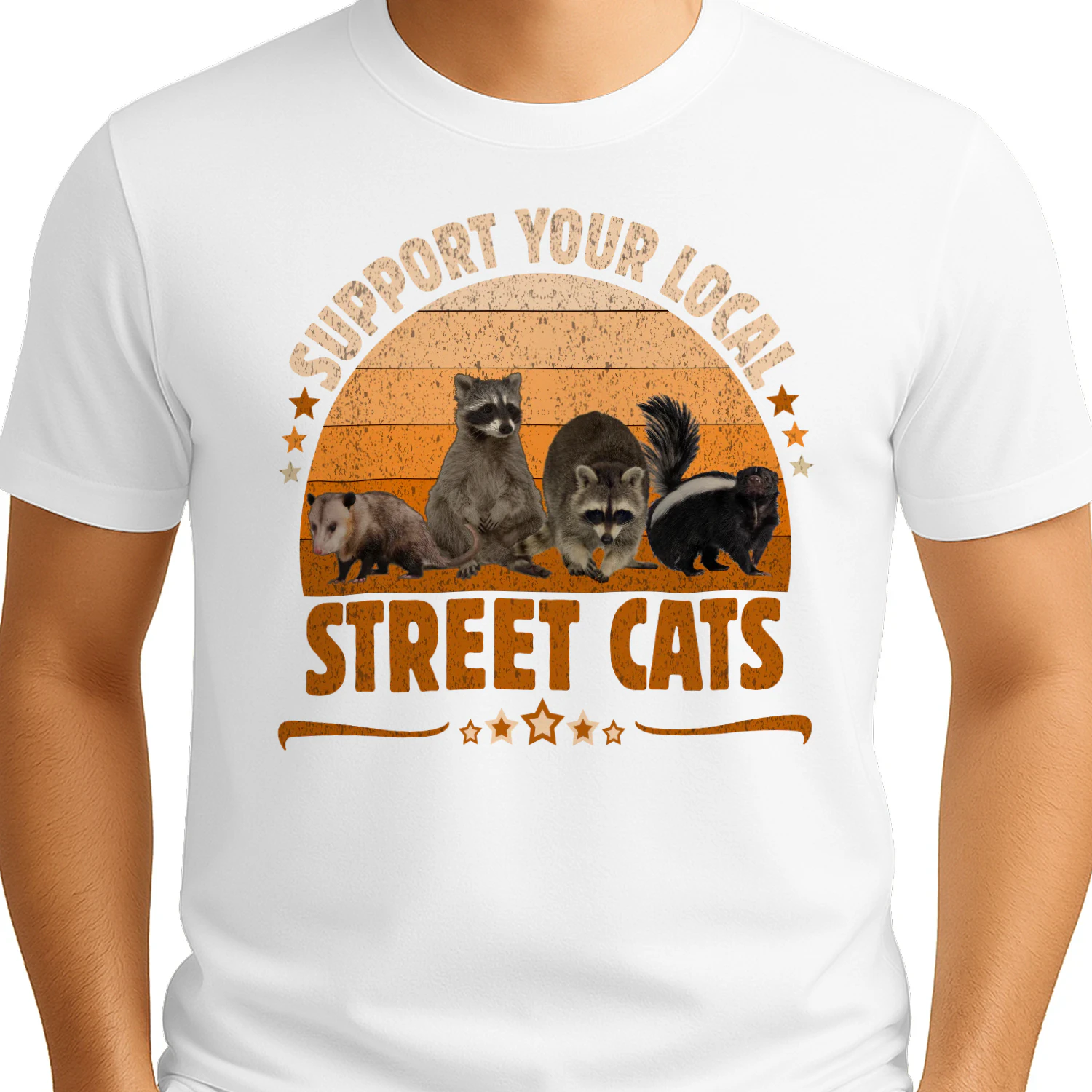 Vintage Support Your Local Street Cats