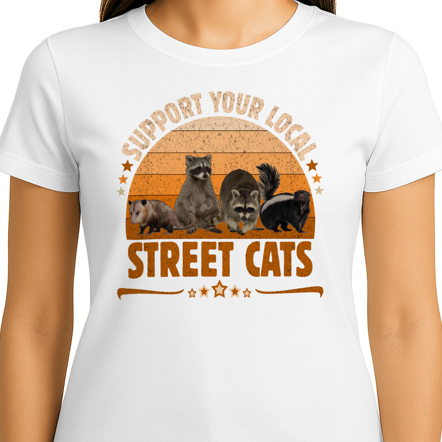 Vintage Support Your Local Street Cats