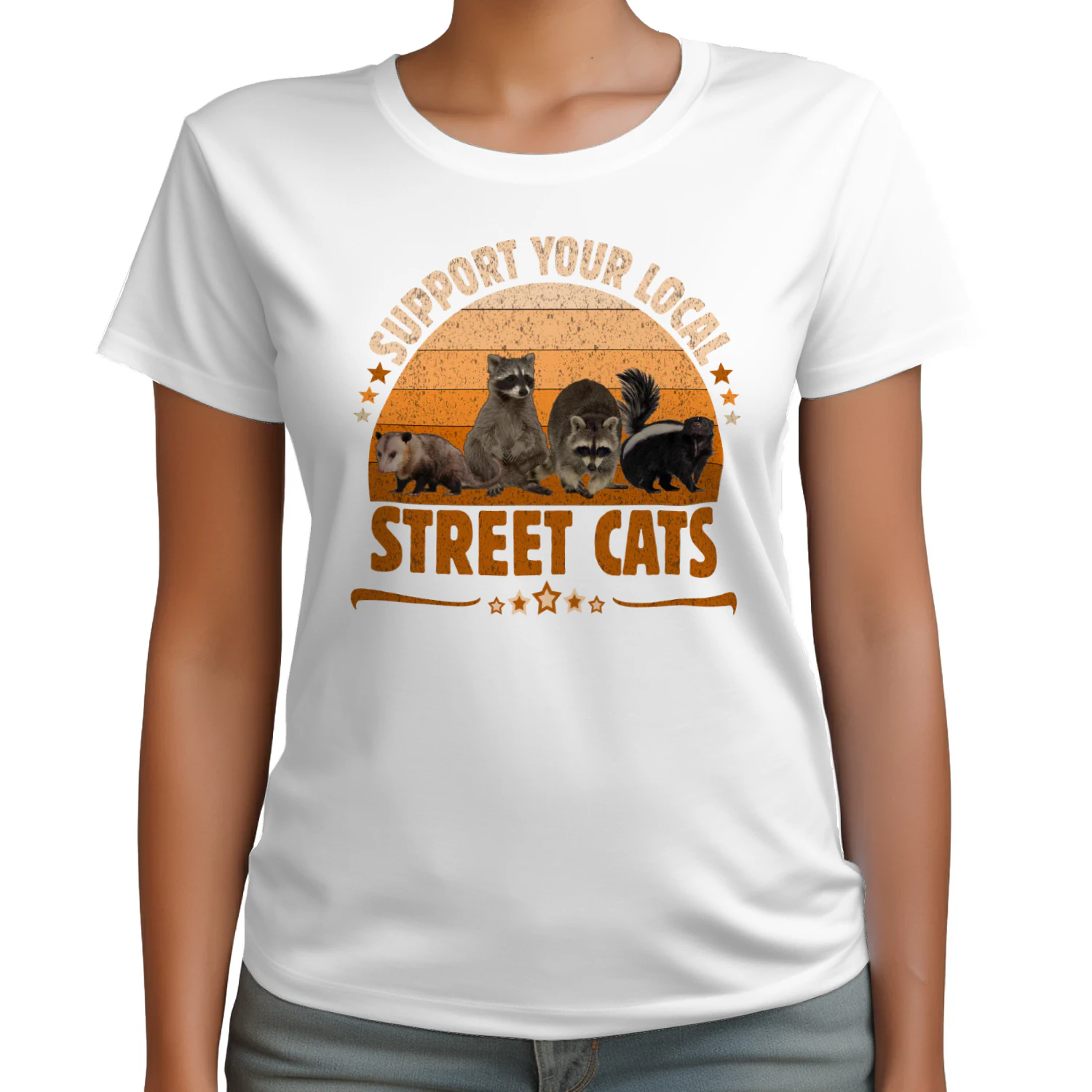 Vintage Support Your Local Street Cats