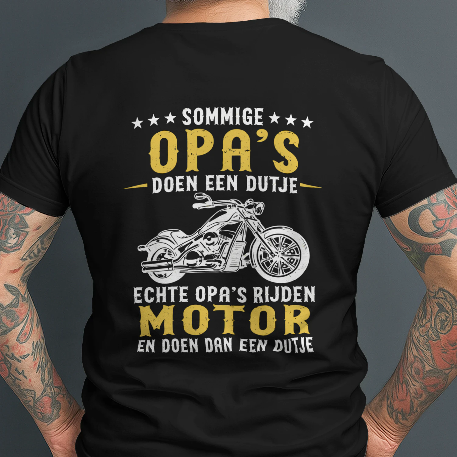Echte Opa's Rijden Motor