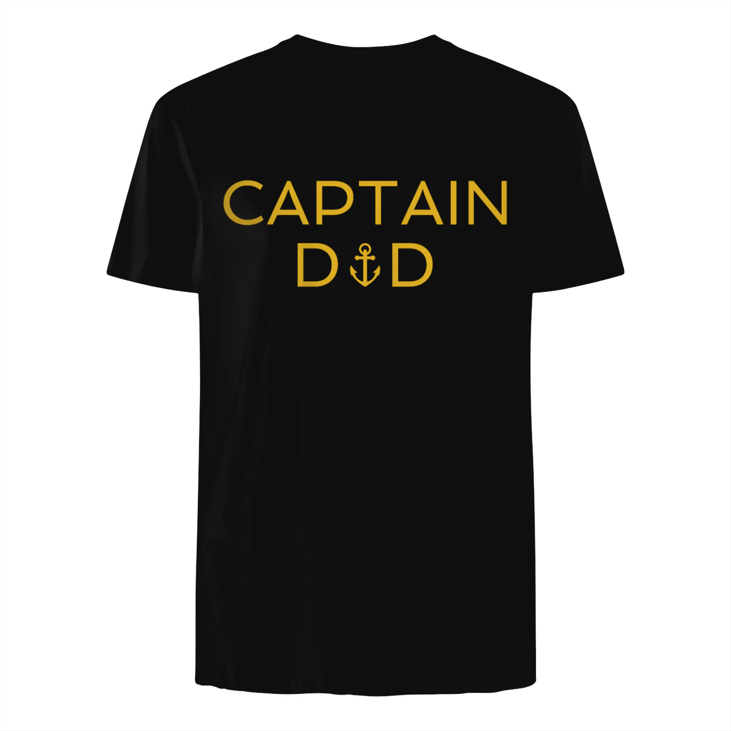 Captain Dad Nautical Anchor T-Shirt