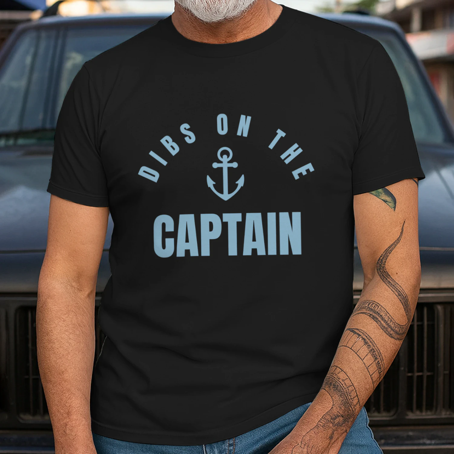 Dibs on the Captain T-Shirt – Funny Nautical Tee for Boat Lovers, Sailors & First Mates