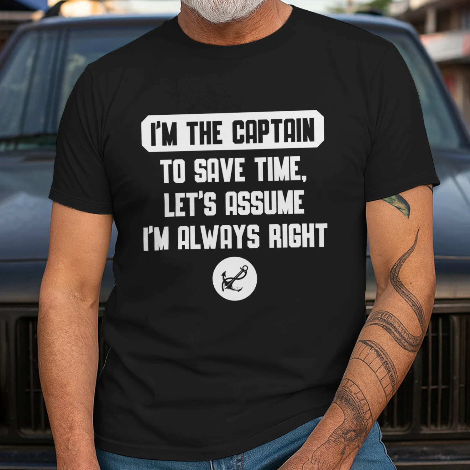 I’m The Captain Funny Boat Captain Humor T-Shirt