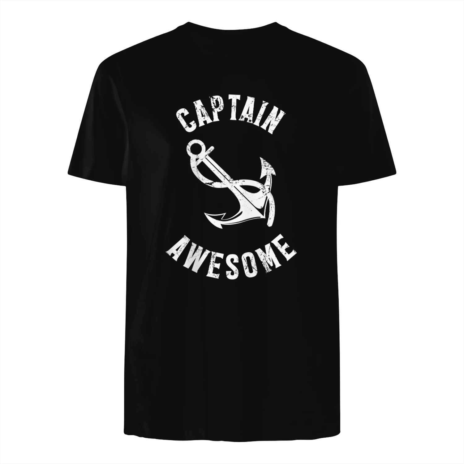 Captain Awesome T-Shirt – Funny Nautical Gift for Boat Captains, Sailors & Anchor Lovers