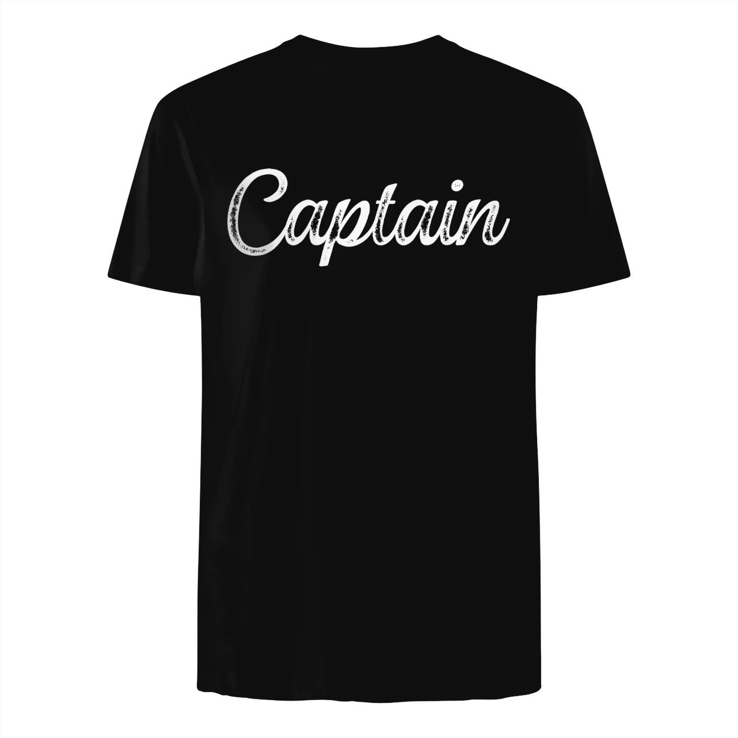 Captain T-Shirt – Classic Script Nautical Tee for Boat Captains, Sailors & Sea Lovers