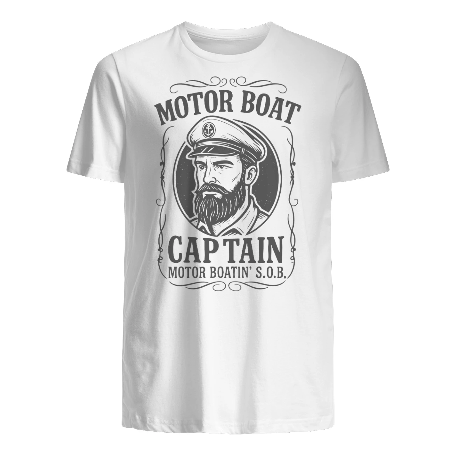 Motor Boat Captain T-Shirt – Motor Boatin’ S.O.B. Gift for Boat Lovers & Sailors