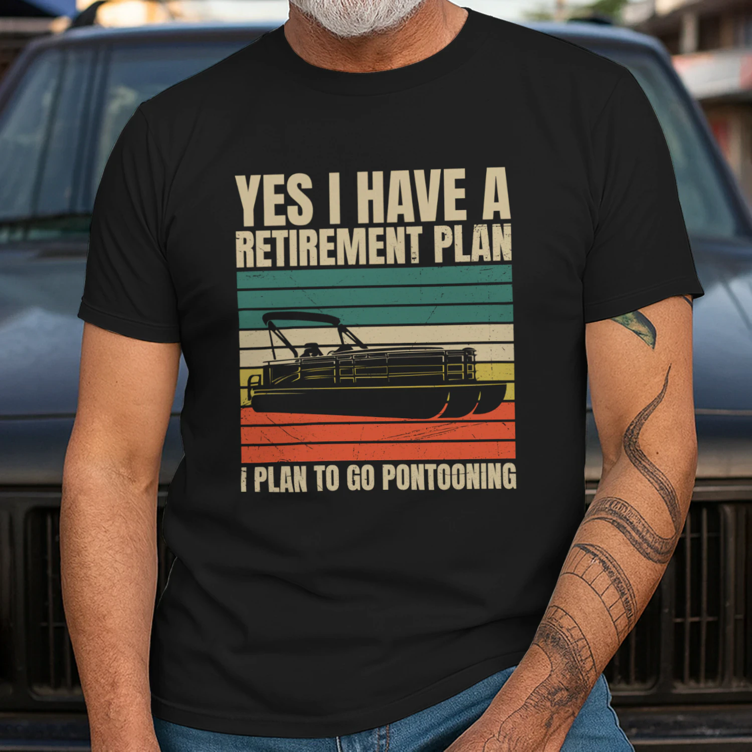 Yes I Have A Retirement Plan I Plan To Go Pontooning T-Shirt – Funny Boating Gift